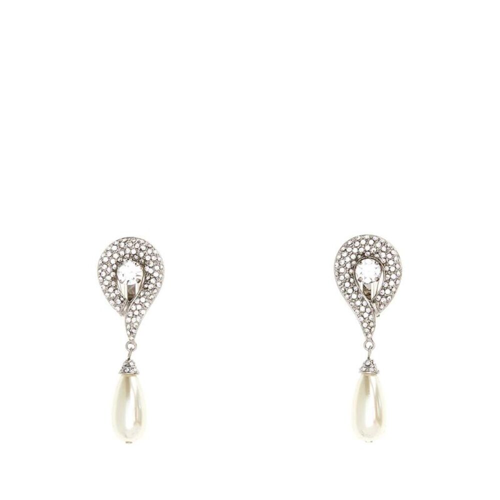 Alessandra Rich Women Silver Metal Earrings